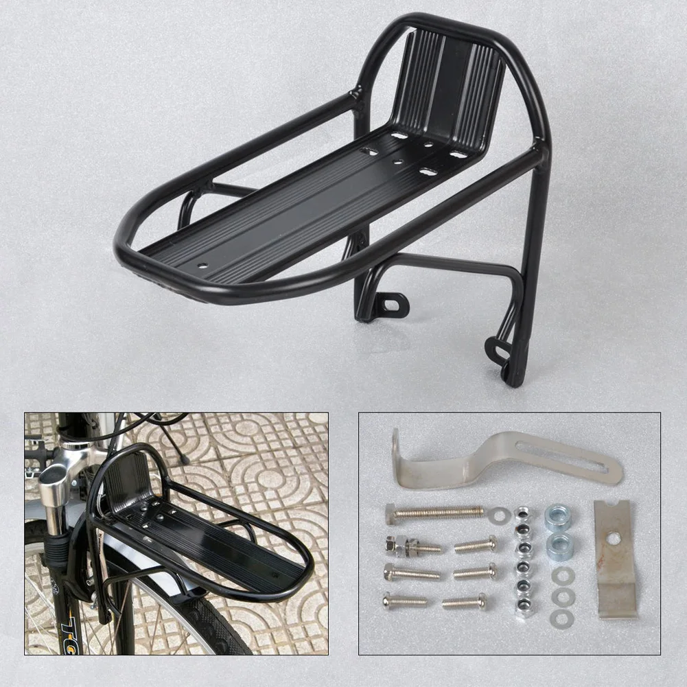 

Bike Front Rack Bicycle Front Rack 10KG Load Capacity Cargo Pannier Rack Cycling Equipment Stand for Cycling Accessories
