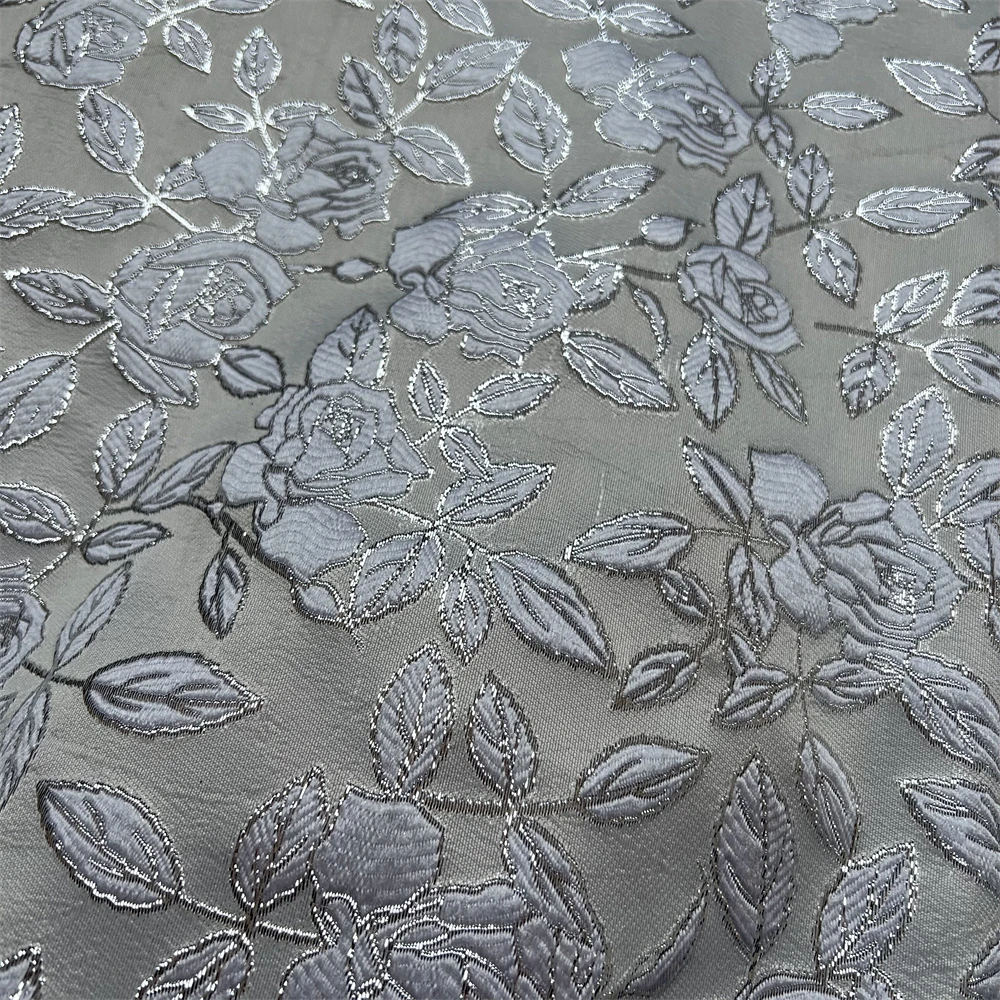 

2026 High Quality African Nigerian Tulle Lace Fabric Embroidery Party Dresses Sequins French Guipure Fabric For Sewing 5 Yards