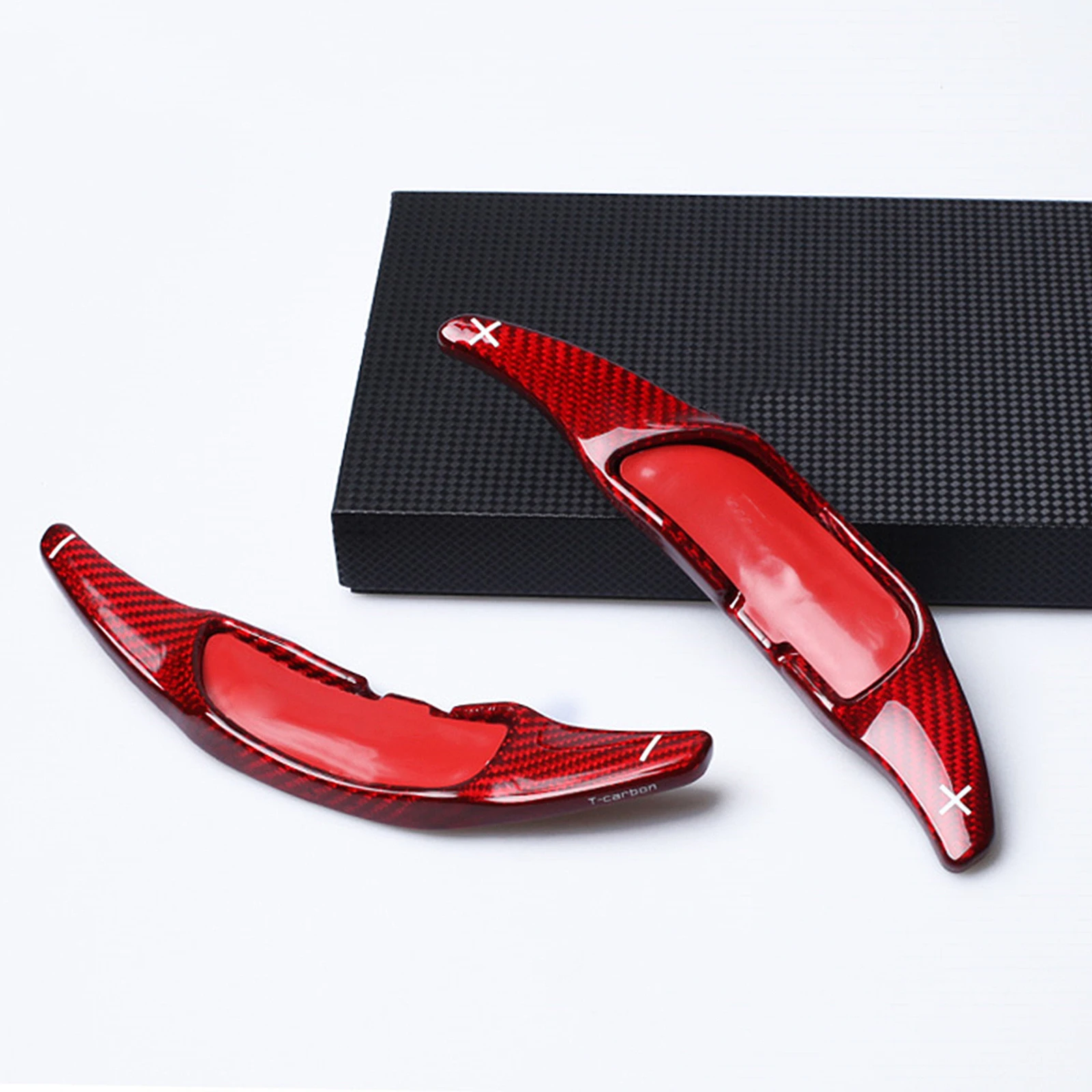 

Carbon Fiber Car Steering Wheel Shift Paddle Extension Cover For Mercedes Benz AMG A45 C63 S65 SL63 E63