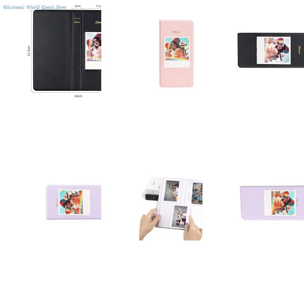 

A3PD Большой формат Книга хранения фотографий 64 карманы, подходящие для W210/W300/W400 Photo Model 3.4 x 4.3 Книга коллекции