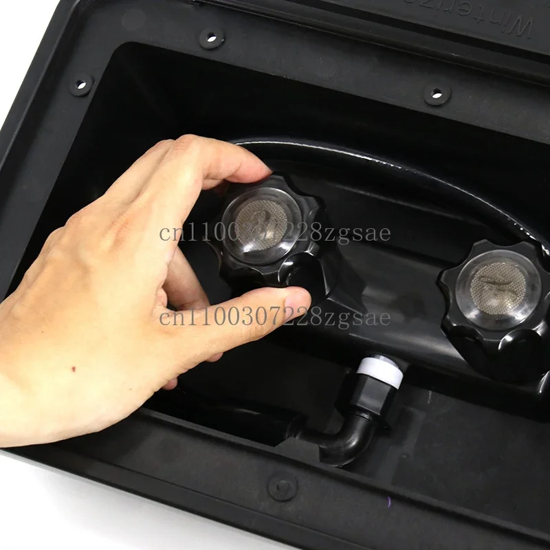

RV modification accessories External shower box External outdoor Pull-out shower Hot and cold switch/Spot