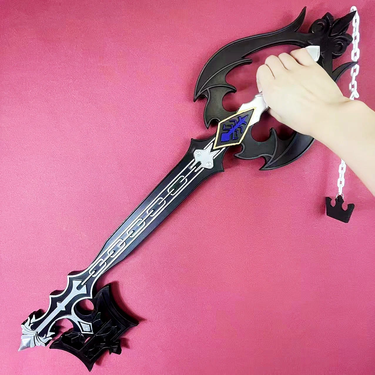 33inch Sora Keyblade Katana Kingdom Hearts Sword Anime Cosplay Prop PU Ninja Knife Japanese Katana Original Samurai Sabre Gift