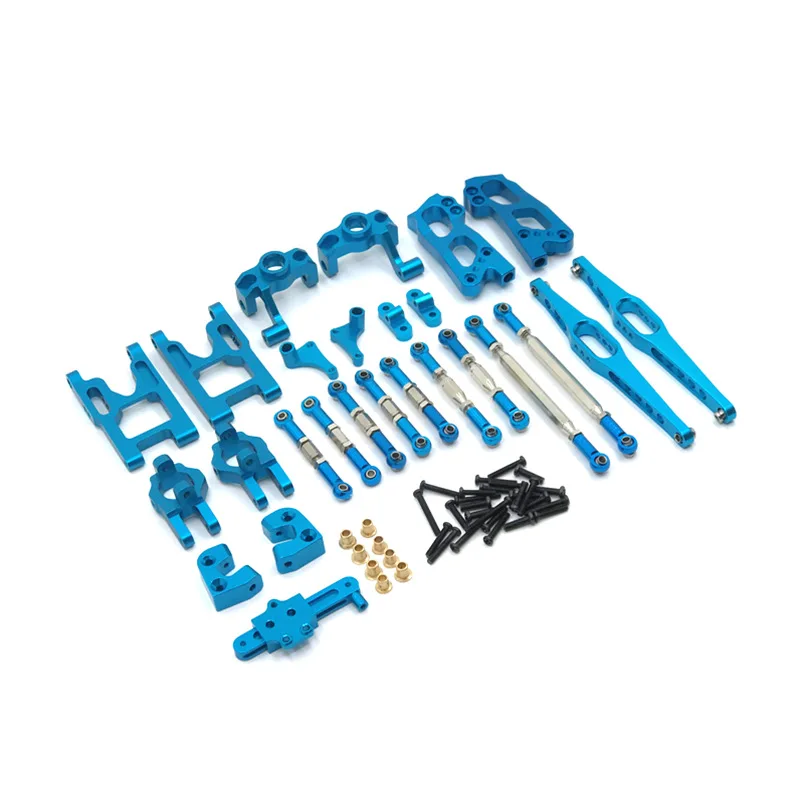 For Wltoys 1/12 12423 12427 12428 Flyover RC car accessories Metal upgrade Set of 10 Suit Upgrades Parts Accessories