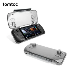 Full Protective Case for Steam Deck Accessories Console, All-Round Protection with Front Cover Protector Skin for Steam Deck