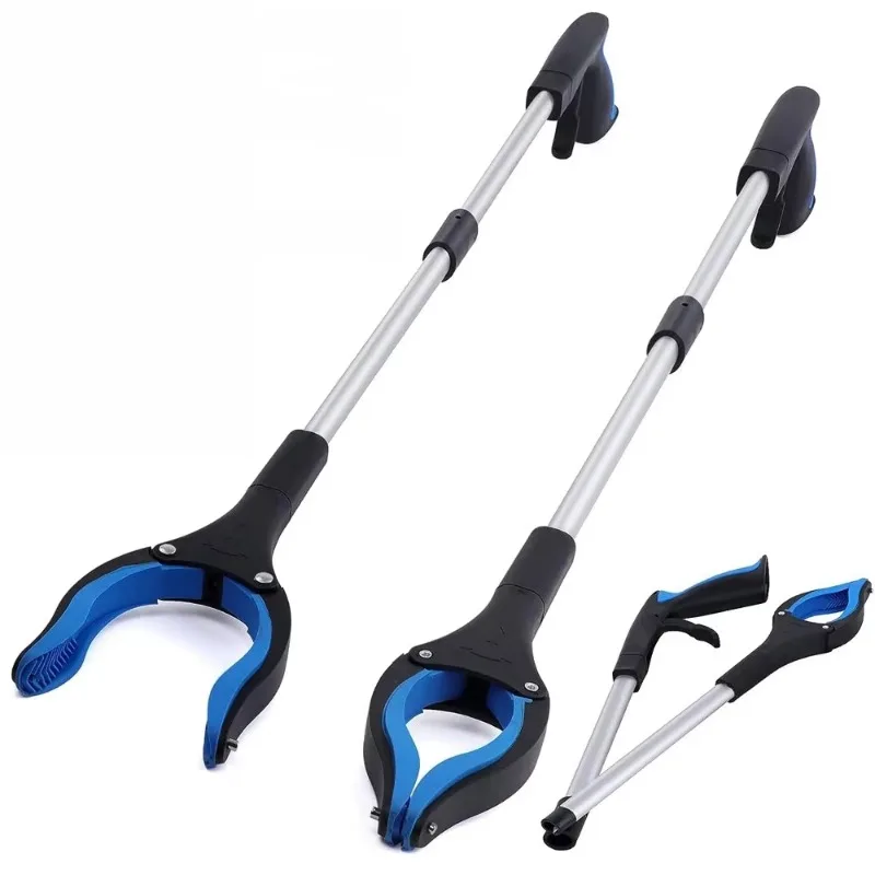 For Elderly Reacher Grabber Tool Foldable Pickup Grabbers Lightweight Extra Long Handy Trash Claw Grabber Pick Up Tools