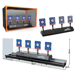 3 Models Digital Electronic Shooting Target for Nerf Gun Gel Beam Sprayer Accessories Net Frame Sound Light Game Kids Toy
