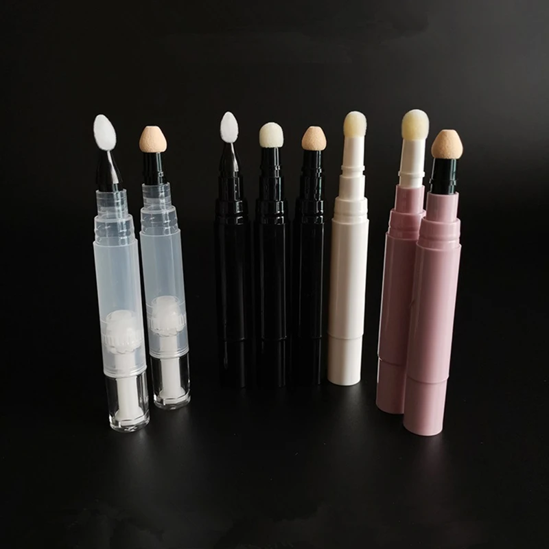 

5ml Liquid Foundation Refillable Bottles Liquid Foundation Dispensing Pen Rotary Bottling Travel Makeup Empty Bottle With Brush