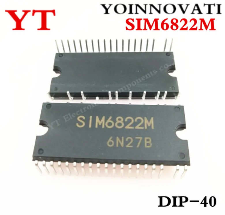 5pcs/lot SIM6822M SIM6822 DIP-40 new original IC Best quality