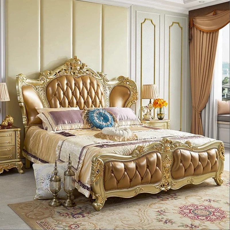 

*o #$Luxury King Bedroom Set, Premium Bedroom Furniture Set with Furniture Bed, Elegant Home Hotel Villa Luxury Room Furniture#