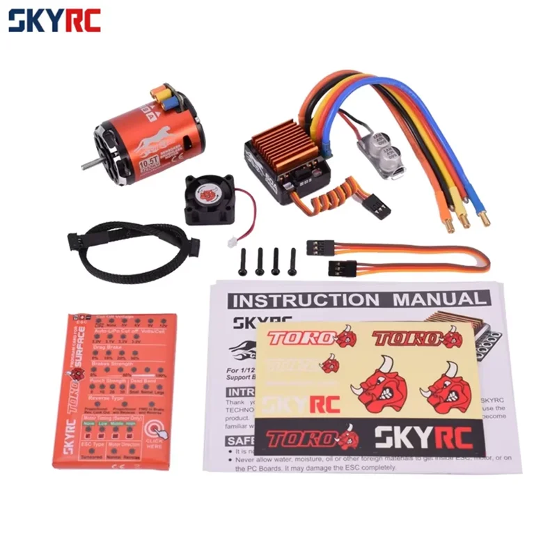 SKYRC Cheetah 1/10 CS60 60A Sensored ESC with 8.5T 4000KV 10.5T 3250KV 13.5T 2590KV 17.5T 1870KV 21.5T 1600KV Brushless Motor