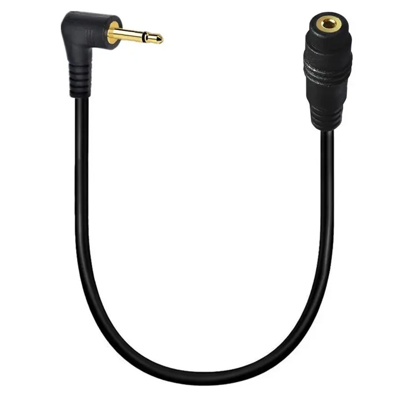 Przedłużacz mikrofon Audio słuchawki przewodowe o średnicy 2.5mm, jednobiegunowy 4-biegunowy, pozłacany kabel z czystego miedziany Adapter