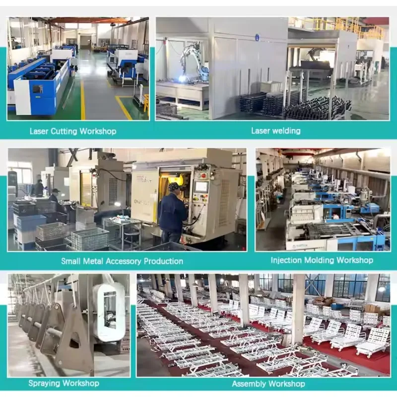 Hospital Medical ICU Defibrillator ABS Drugs Dressing Medicine Emergency Crash Trolley Cart with Disposable Lock System - view 4