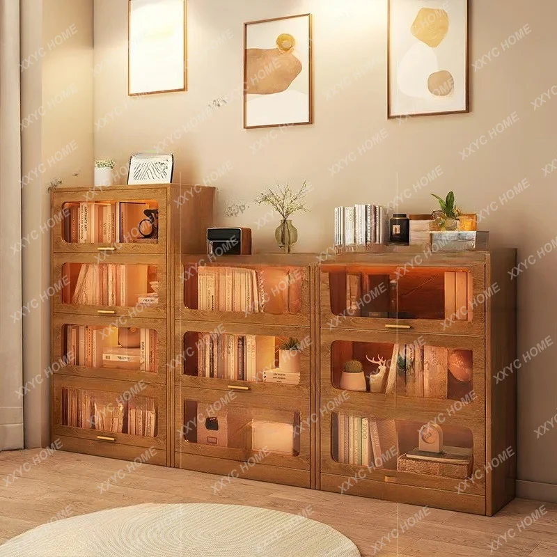 Wood Librero Living Room Cabinets Bookcase Filing Display Mini Living Room Cabinets Sideboards Office Gabinete Trendy Furnit