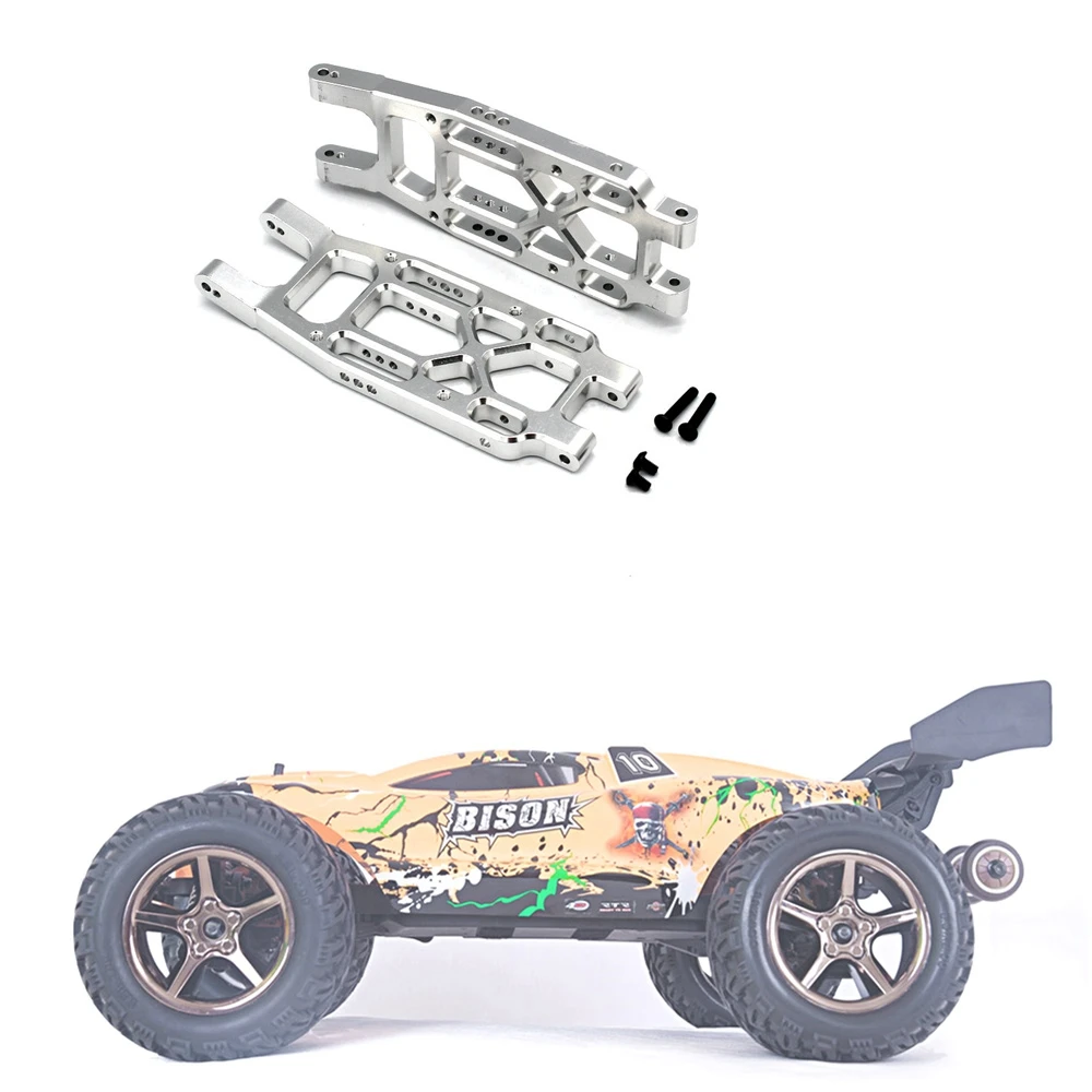 2 pezzi braccio oscillante braccio sospensione inferiore posteriore in metallo ET1002 per VKAR Racing Bison V2 V3 VKAR Bison 1/10 RC parti di aggiornamento per auto,3