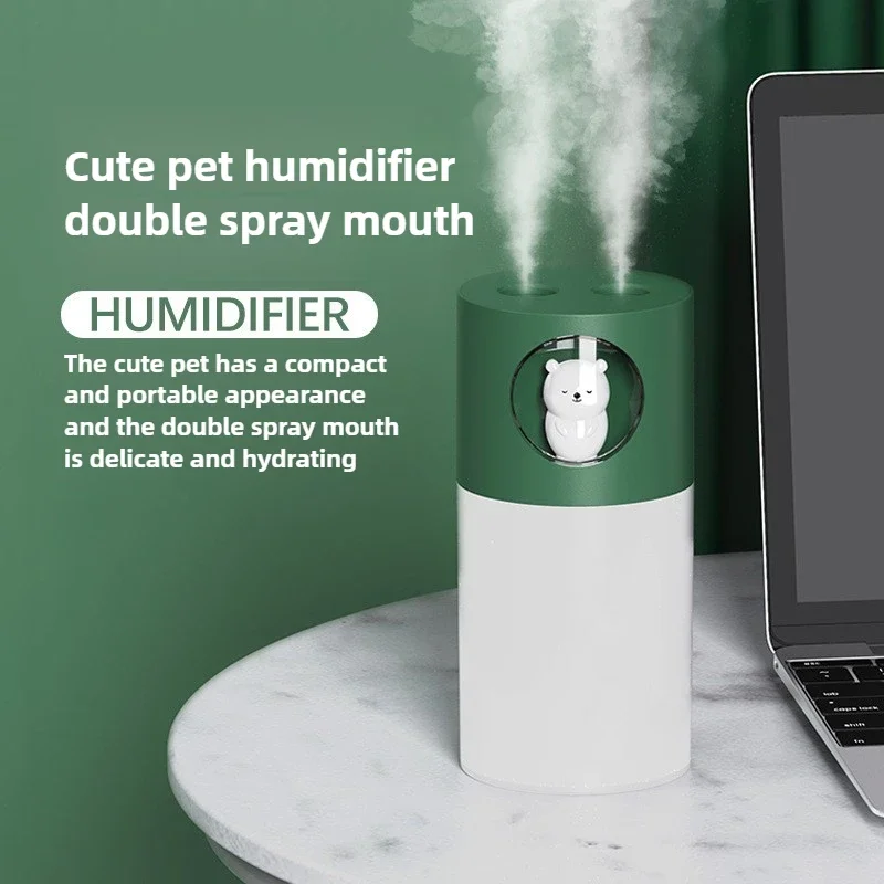 

New dual spray humidifier usb large capacity household sprayer car small humidification atomizer