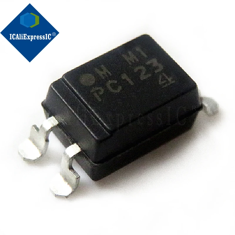 10pcs/Lot PC123 DIP-4 SOP-4 Photoelectric Coupling In Stock