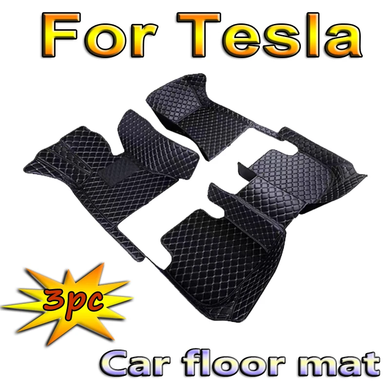 

Car Floor Mats For Tesla Model-3 Model-S Model-X model Y 5seat Car Accessories