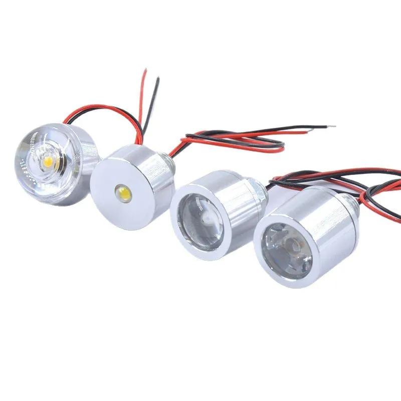 10pcs 3v 5V 12V 24V Surfaced Mounted Small LED Spotlight Floodlight 3000k Nature White 4000k 6000k Red  Machine Equipment  Light