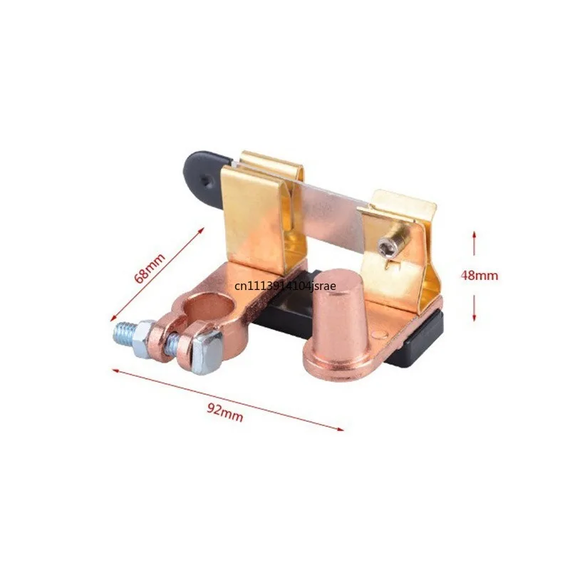 Brass Battery Negative Pole Power Knife‑Switch, Battery Disconnect Modification Accessory for Car and Truck Circuit Protection