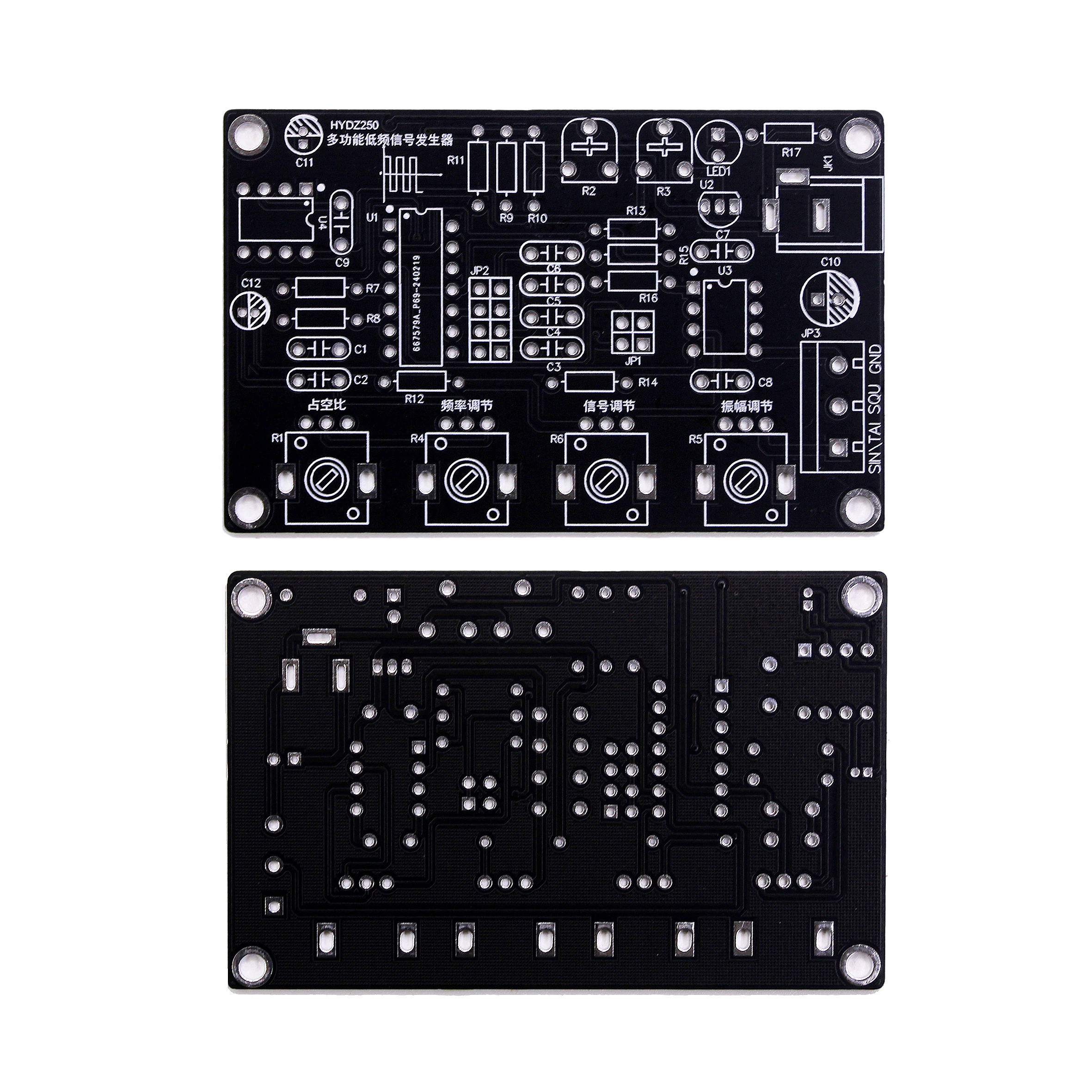 Imagem -03 - Multifuncional Baixa Frequência Função Gerador de Sinal Peças Multi Channel Waveform Circuit Faça Você Mesmo Kit Experimental Icl8038