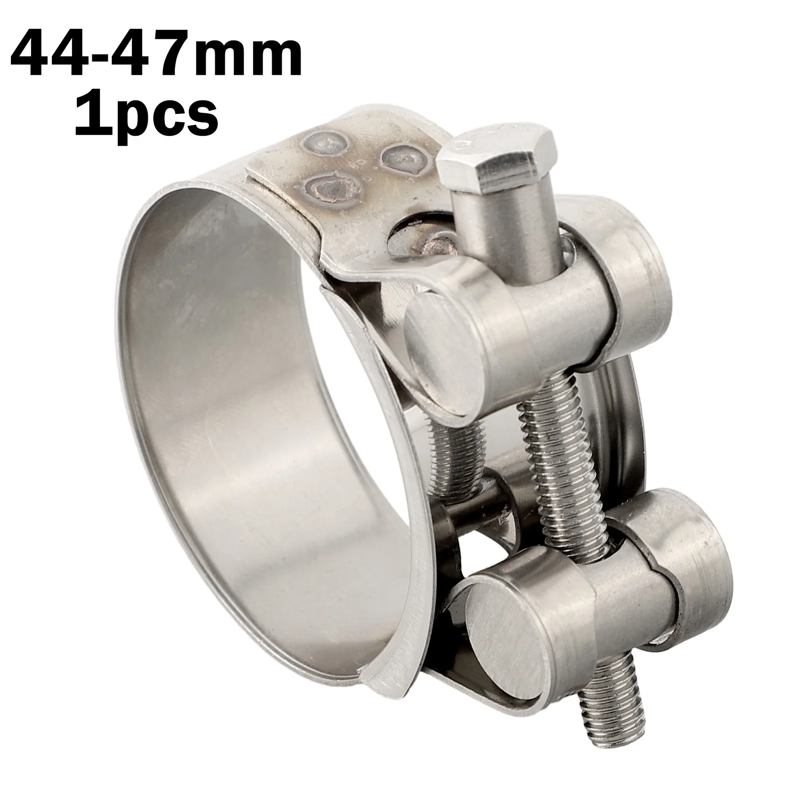 Premium Stainless Steel T Bolt Exhaust Pipe Clamp Secure and Leak Free Connection for High Performance Engines