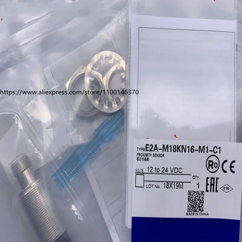 

3Pcs New Hiqh Quality proximity switch E2A-M18KN16-M1-C2 E2A-M18KN16-M1-B2 E2A-M18KN16-M1-C1 E2A-M18KN16-M1-B1