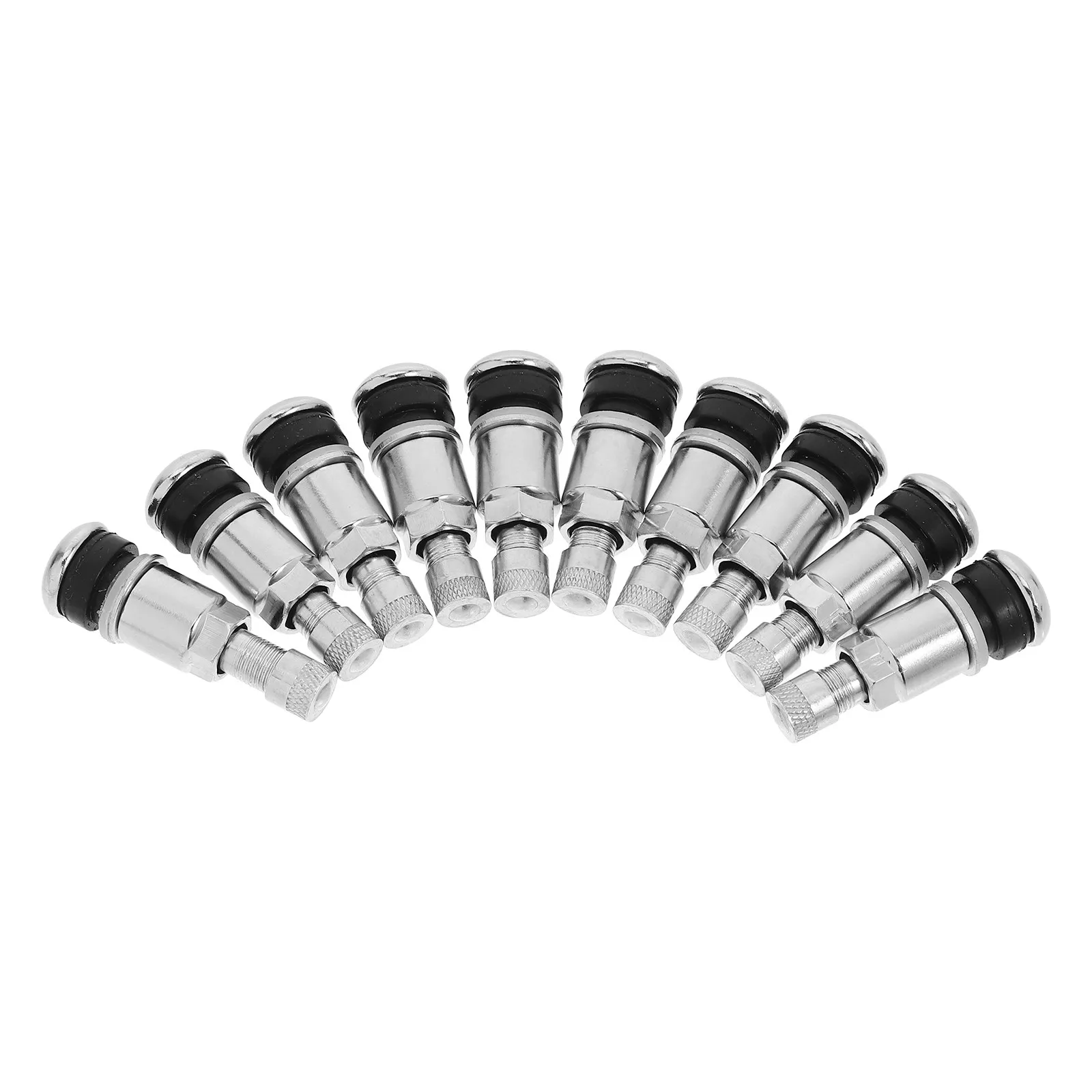 

10Pcs Sturdy Bolt-in Metal Tire Valve Stems for Car Truck Trailer Wheels Excellent Craftsmanship No Air Leak Valves Stems