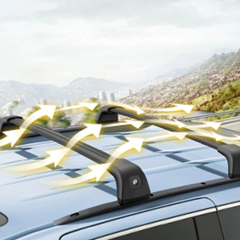 حامل سقفي عارضة الطيران من الألومنيوم على شكل حرف T باللون الأسود غير اللامع