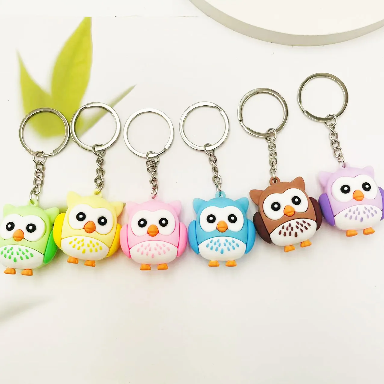 New keychain creative owl cute animal key pendant pendant student gift