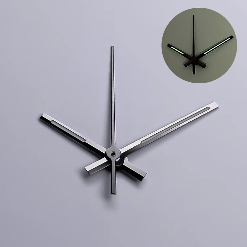 NH35 Watch Modification Hands: 8*12*12mm Green Luminous Stainless Steel - Silver/Gold/Rose Gold Options