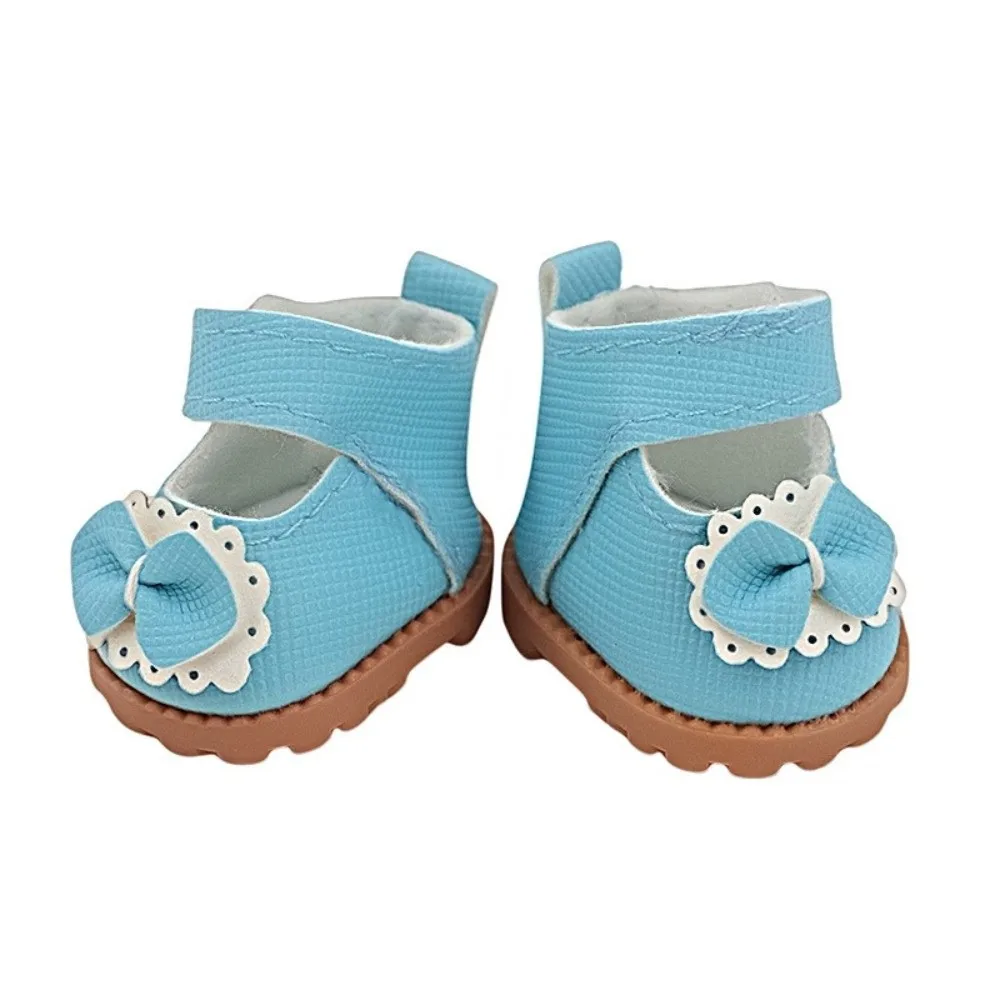 Accessories 3.5*2.3cm Shoes Leather Material Bow Tie Design PU Shoes 17cm Size PU Material Shoes Accessories