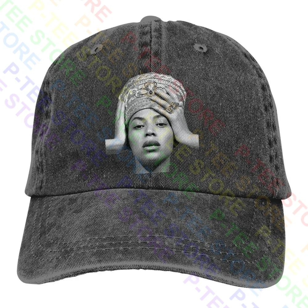 Beyonce Homecoming Washed Denim Baseball Cap Trucker Hats Retro Headwear