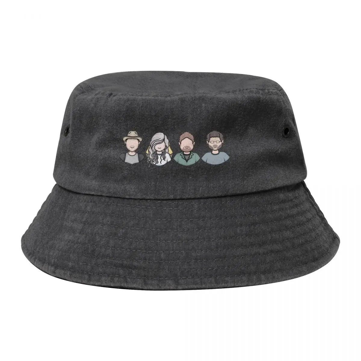 

Play, , Listen Bucket Hat Christmas Hat Hat Luxury Brand black Wild Ball Male Women's