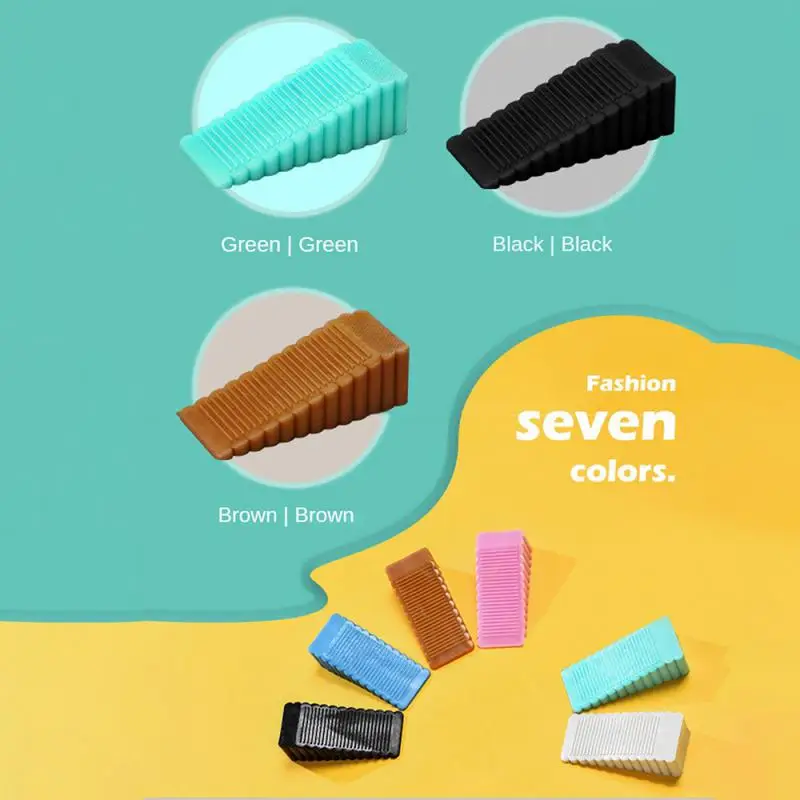 كتلة باب سيليكون مقاومة للرياح من كلوريد البولي فينيل ، كتلة باب مضادة للقرصة ، بطاقة توصيل منزلية ، جهاز باب ، ملحقات نافذة ، توقف الباب