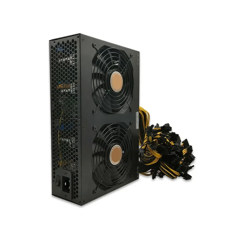 حار بيع ATX 3600 واط 2400 واط 2000 واط 1600 واط 1800 90PLUS الذهب PSU امدادات الطاقة دعم 6 GPU 8 GPU 12GPU #3