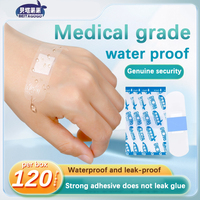 120 pieces of waterproof band-aid, transparent, invisible, hemostatic, breathable, anti-wear band-aid