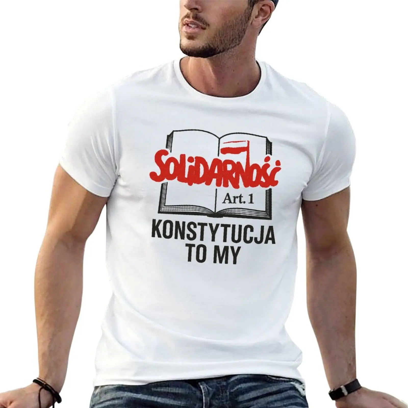 ¿Solidarno? Camiseta para hombre con estampado gráfico del movimiento nacional polaco: a mi duma, historia, narodowy polski ruch