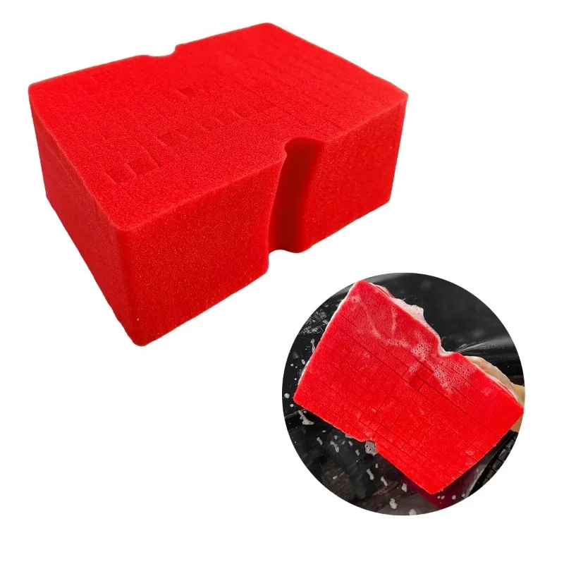 2025 New Universal Large Cross Cut Cleaning Accessories Durable Non-Scratch Car Wash Tools Soft Foam Grid Sponge 1pcs