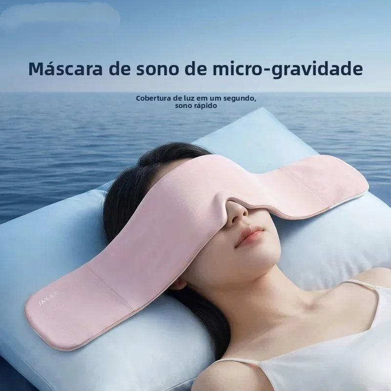 マイクログラビティ睡眠アイマスク-男女兼用-ゼロプレッシャーセンセーション-昼寝や睡眠時の目の疲れ解消に最適-自己発熱スチームアイマスク