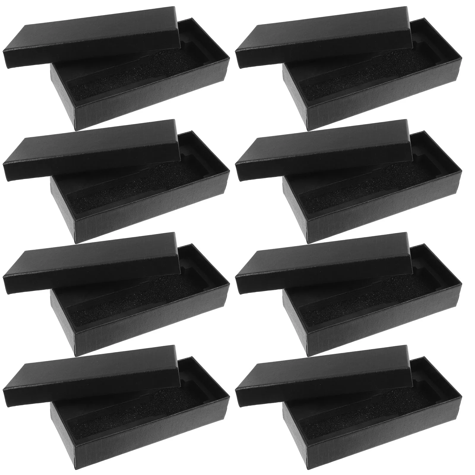 

10pcs Packaging Box Luxury Present Case For Men Women Elegant Holder Travel Storage Soft Lining Protection Scratch Resistant