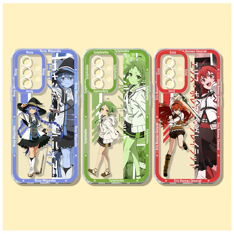 M-Mushoku T-Tensei Roxy Case for Samsung Galaxy A56 A36 A26 A16 A06 A55 A35 A25 A05 A15 A05S A54 A34 A24 A14 A13 A23 A33 A53