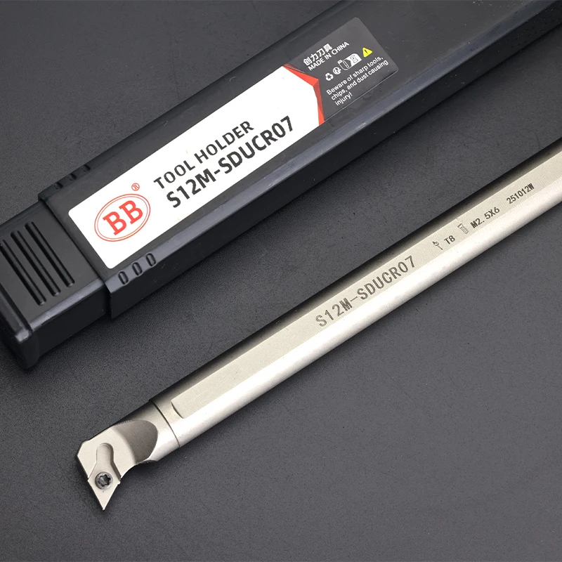 BB SDXCR SDUCR SDQCR Lathe Screw Boring Bar S10K S12M Internal Turning HSS C08K DCMT Carbide Alloy Steel Tool Holder 0902 11T3
