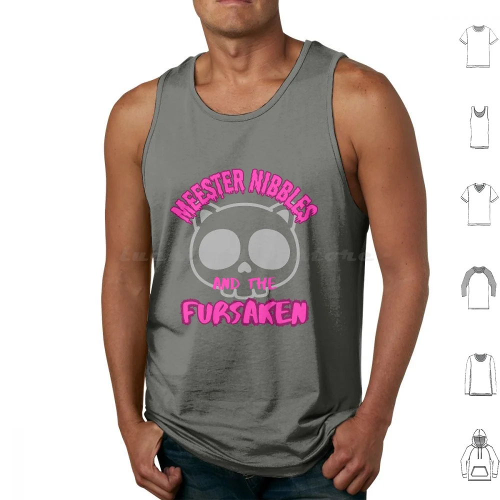 The Fursaken ( Meester Nibbles Alt ) Tank Tops Print Cotton Tar Valon Or Bust