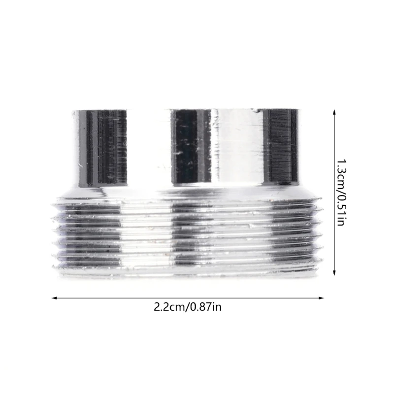 2 Chiếc Tập Adapter Nam Ren Vòi Bộ Điều Hợp Tập Máy Sục Khí Cổng Kết Nối 22 Sang 16 Mm Thả Con Tàu