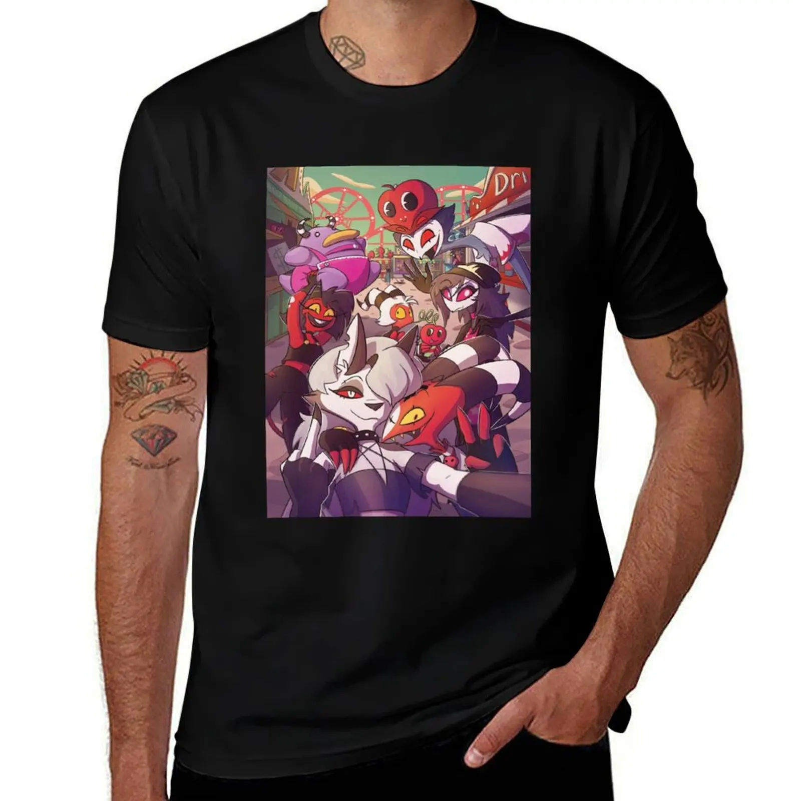 Helluva Boss Loona T-Shirt Breathable Basic Cotton T-Shirt