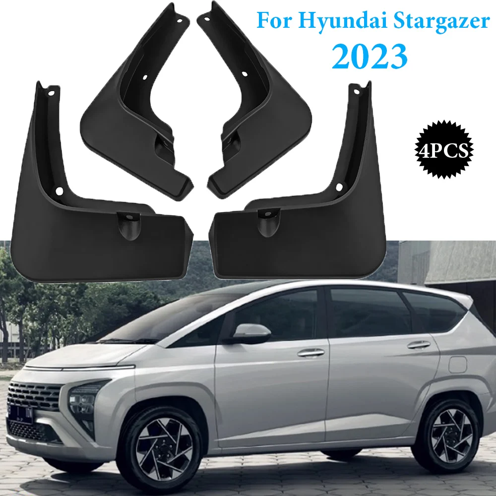 

4X Front Rear MudFlaps For Hyundai Stargazer 2023 Mudguards Mud Flaps Splash Guards Wheels Fender Car Accessories