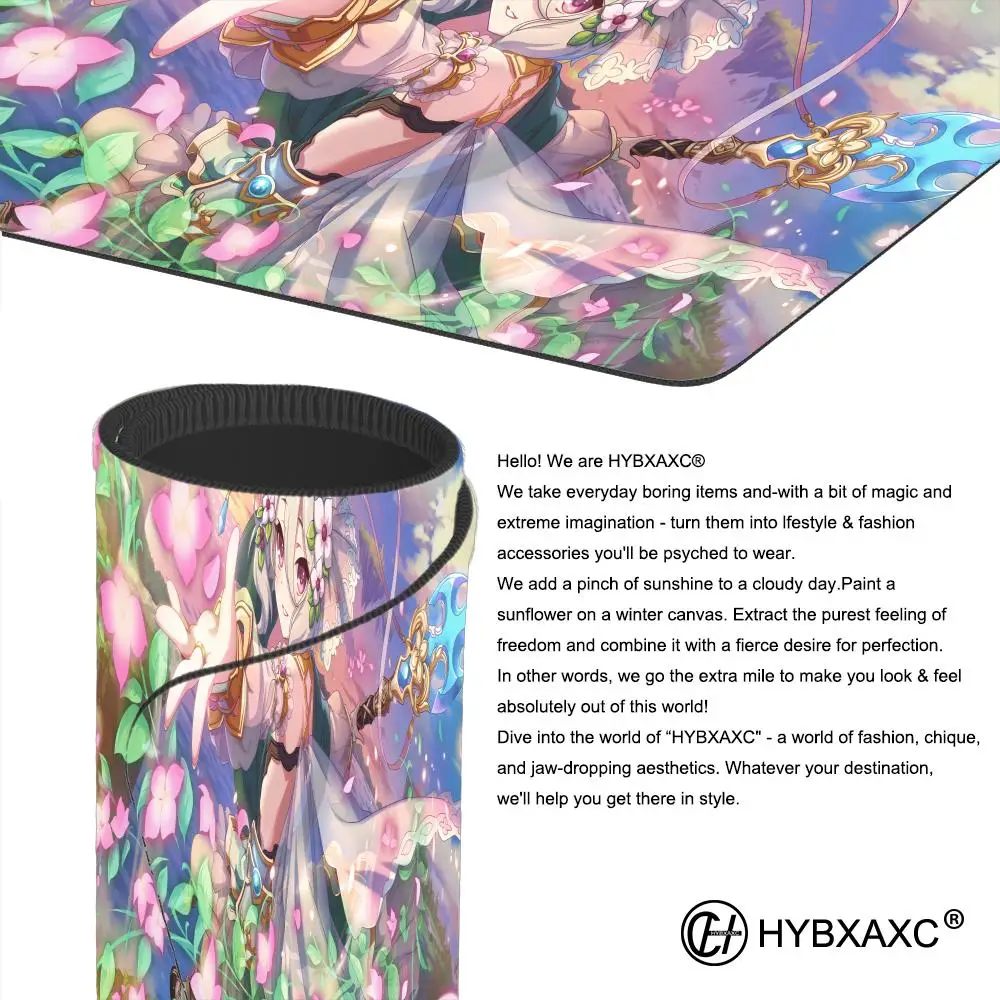 لوحة ماوس Princess Connect ReDive Kokkoro للكمبيوتر اللوحي xl لوحة ماوس سطح المكتب، لوحة مفاتيح ألعاب لطيفة عالية الدقة بألوان قوس قزح، مشغل csgo، 9 #4