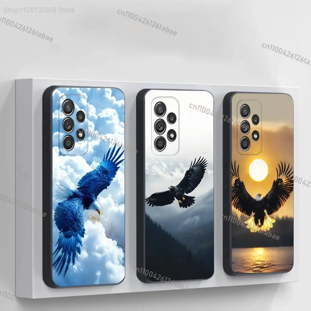 Eagle Hawk Bird Animal Phone Case For Samsung S23 S24 S26 S25 S22 S30 S21 Ultra Plus Fe Lite DIY Silicone Cover