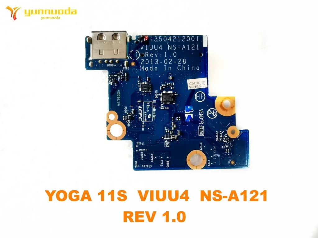 VIUU4 NS-A121 for Lenovo YOGA 11S USB Memory Card Reader Board 100% tested good
