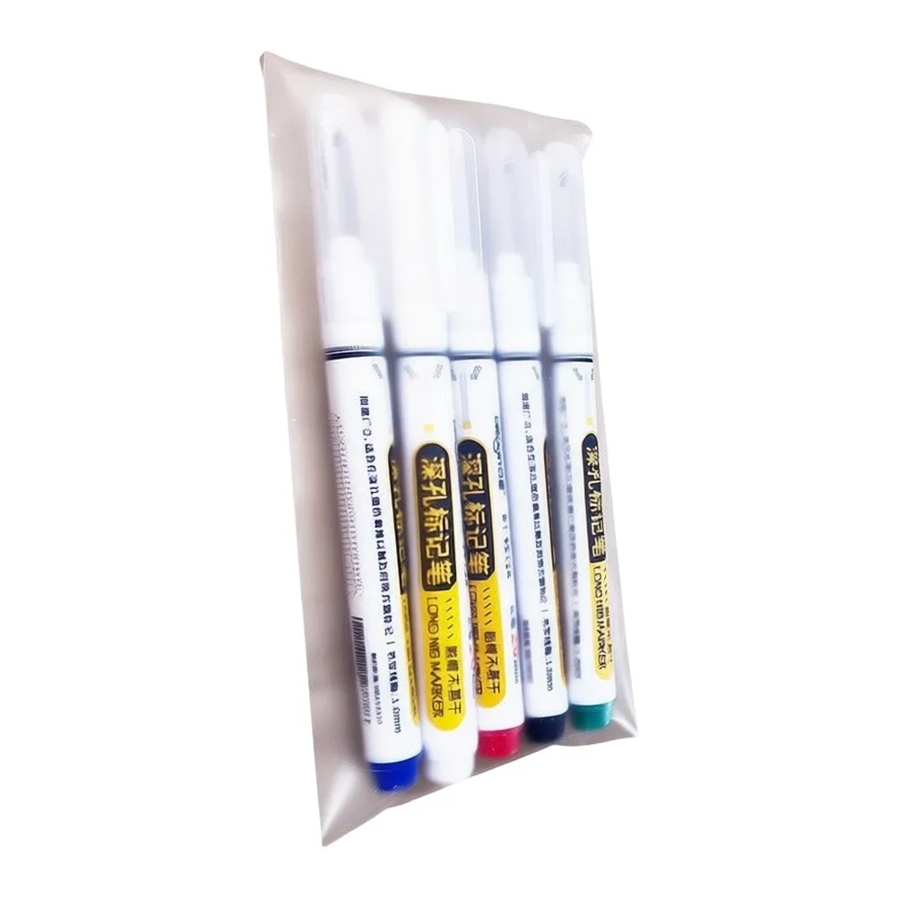 For Deep-Reach Long Tip Marker for Accurate Marking in Tight Spaces Oil-Based Quick-Dry Ink Waterproof and Fade Resistant